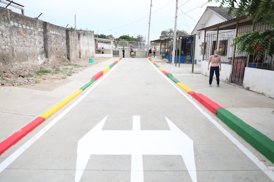 Barranquilla avanza: entregan 250 metros de vías en Rebolo y Montes