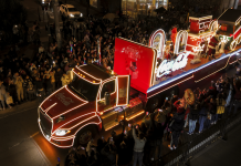 Este 18 de diciembre, la Caravana Coca-Cola irá del Parque Prudencio Padilla a Puerta de Oro