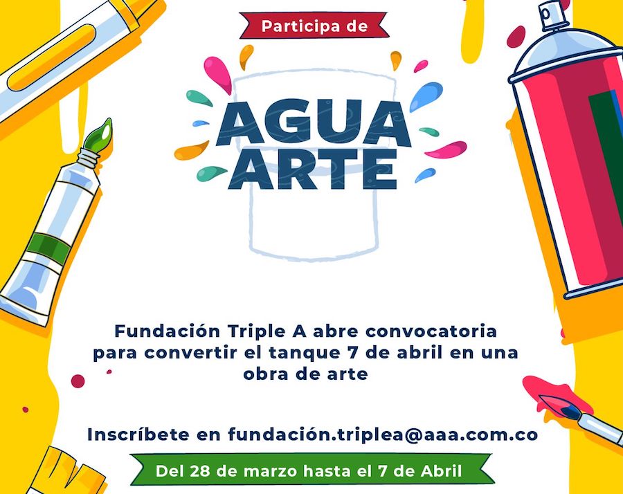 Nueva convocatoria de Triple A para pintar el tanque de 7 de abril