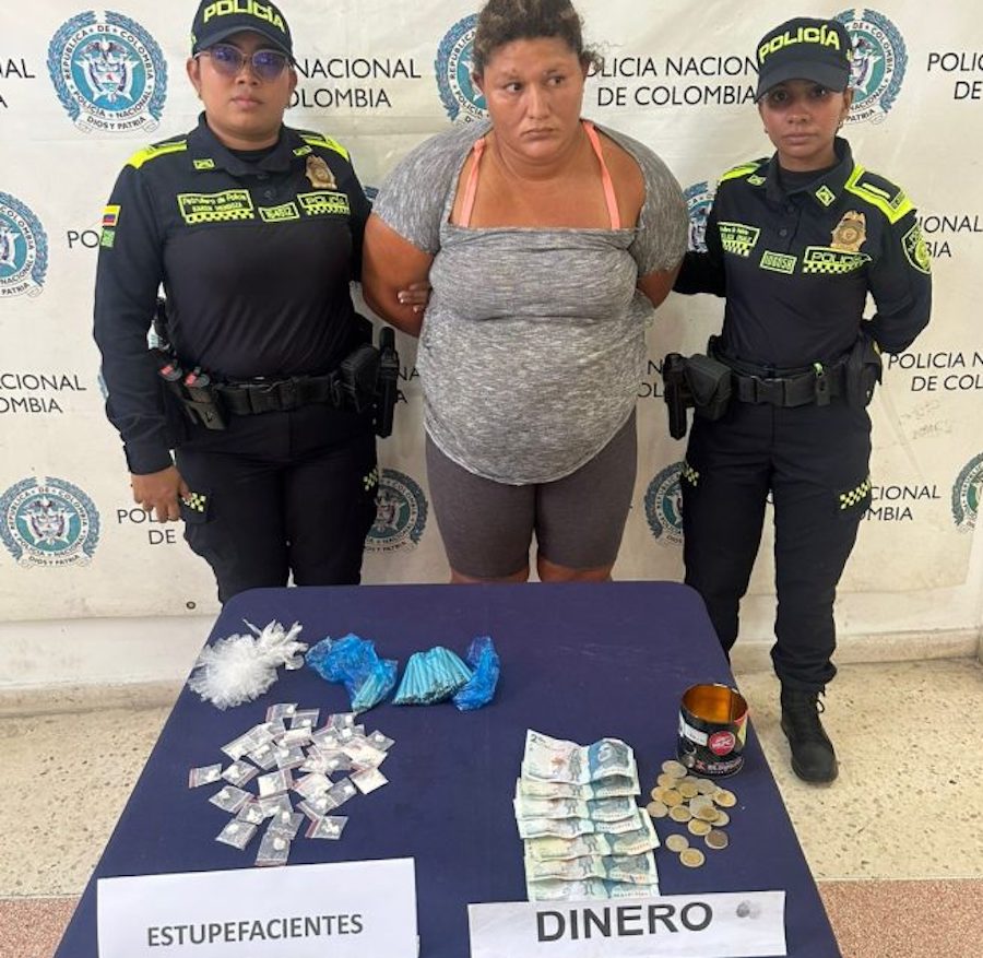 Capturan a mujer de 32 años en Mesolandia por tráfico de estupefacientes
