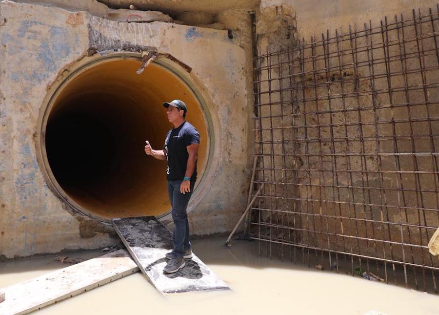 Con obra subterránea a 10 metros de profundidad avanza canalización de la calle 85