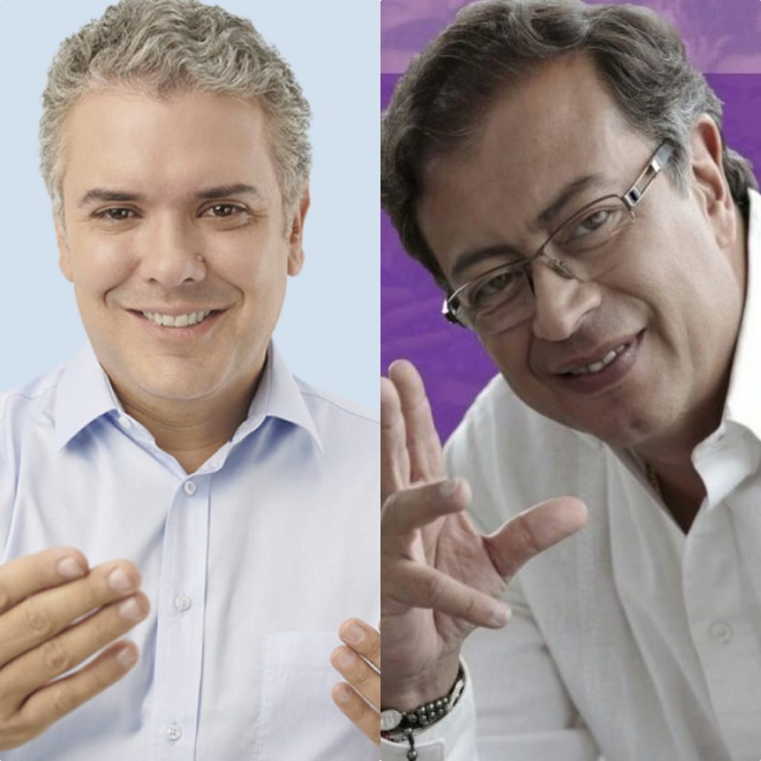 Iván Duque y Gustavo Petro disputarán la segunda vuelta presidencial