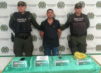 Capturan a alias ‘El Mocho’, extorsionista de ‘Los Costeños’