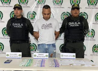 ¡Yo no pago, yo denuncio! Capturan a extorsionista y le incautan $2 millones