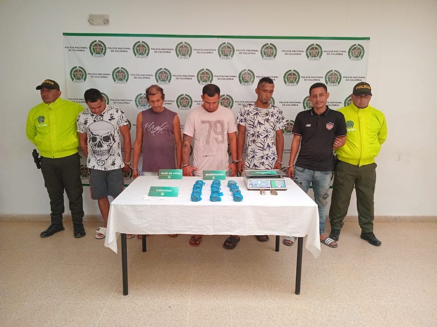 Capturan a alias ‘El Yeye’ y otros cuatro por tráfico de drogas en Sabanagrande