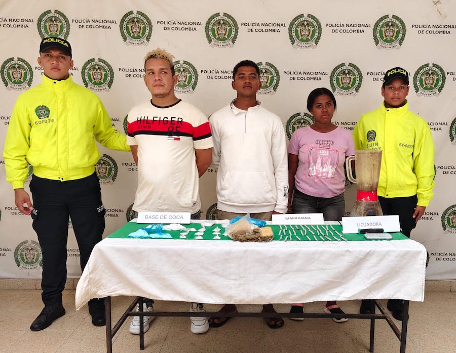 Capturan a tres presuntos ‘Costeños’ por distribuir marihuana en Galapa