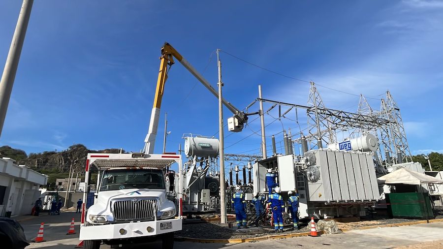 Air-e Intervenida activa nuevo transformador en Santa Marta y mejora servicio para 50 mil familias
