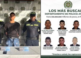 Cayó alias “El Menor”, uno de los más buscados por homicidio en el Atlántico