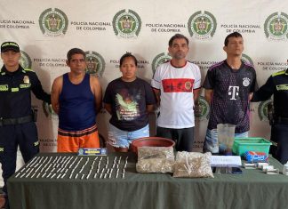 Caen 4 delincuentes con 2 kilos de marihuana en Soledad