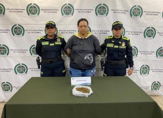 Capturada mujer en La Luz con 285 dosis de marihuana listas para la venta