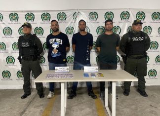 Cayeron tres por extorsionar a docente pensionada en el barrio El Recreo