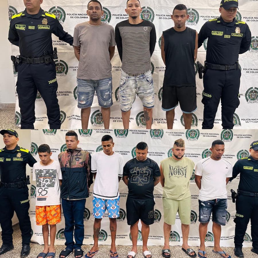 Así fue el operativo donde cayeron 15 presuntos miembros de ‘Los Costeños’ Así fue el operativo donde cayeron 15 presuntos miembros de ‘Los Costeños’