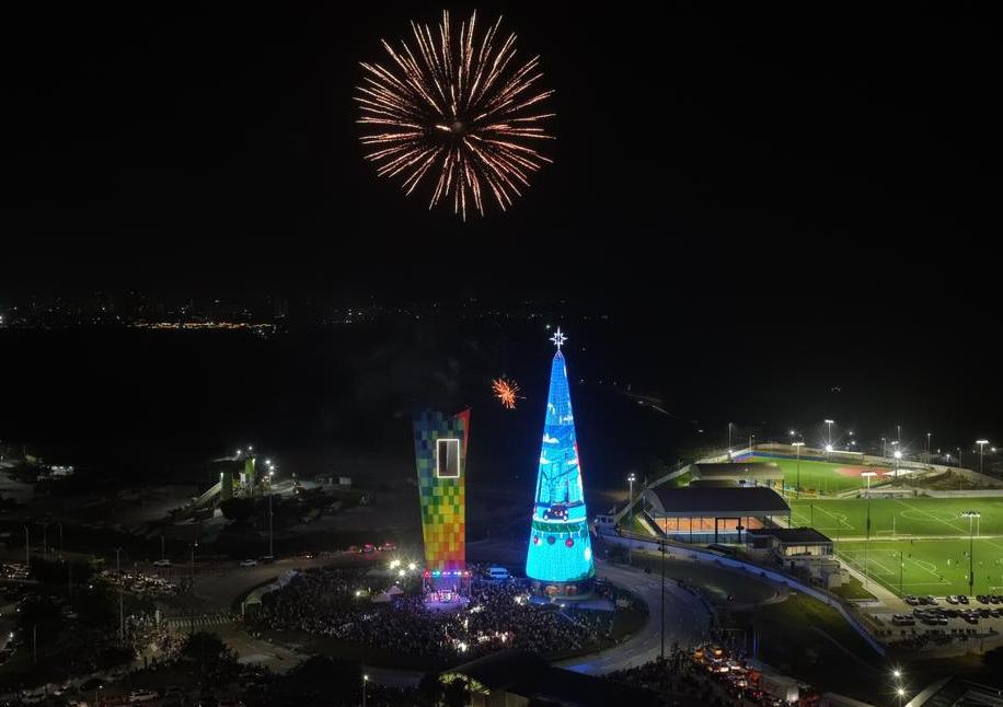 Barranquilla encendió la magia de diciembre en la Ventana al Mundo