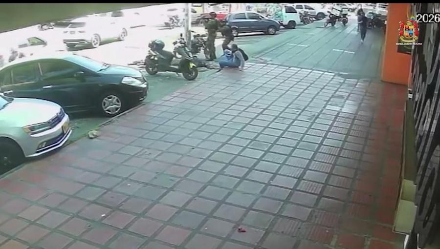 ¡Hay un muerto!: Revelan video de la impactante reacción del Gaula en balacera del norte de Barranquilla