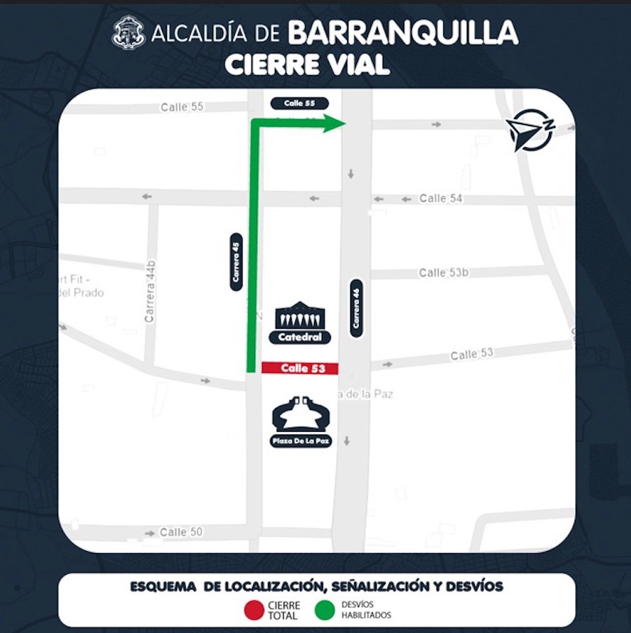 Atención conductores: Anuncian cierres viales en la Plaza de la Paz por el Festival de la Salchipapa 2026