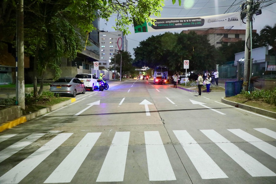 Finaliza ampliación de la carrera 49C entre calles 76 y 88 con vías más accesibles y seguras