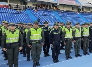1.260 policías y tres anillos de seguridad para Colombia vs. Bolivia en Barranquilla