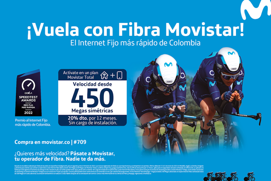 Segundo mes con el 50% de descuento para los que adquieran la fibra óptica de Movistar