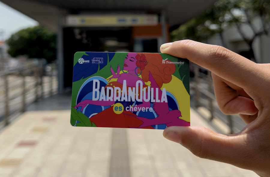 ‘Barranquilla es Chévere’: el diseño de la tarjeta de Transmetro por el cumpleaños 211